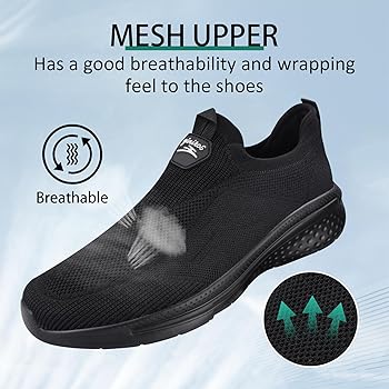 Zapatillas de Deporte Slip On Zapatillas Running Hombre Correr Jogging Caminar Bambas Gimnasio Fitness Atlético Tenis Trabajo Sneakers Ligeros Transpirables Zapatillas Deportivas Hombre2