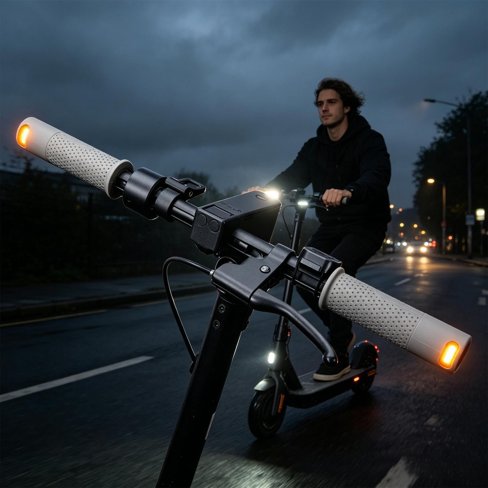 Intermitentes para Patinete Luces LED Recargables Antideslizantes Aviso