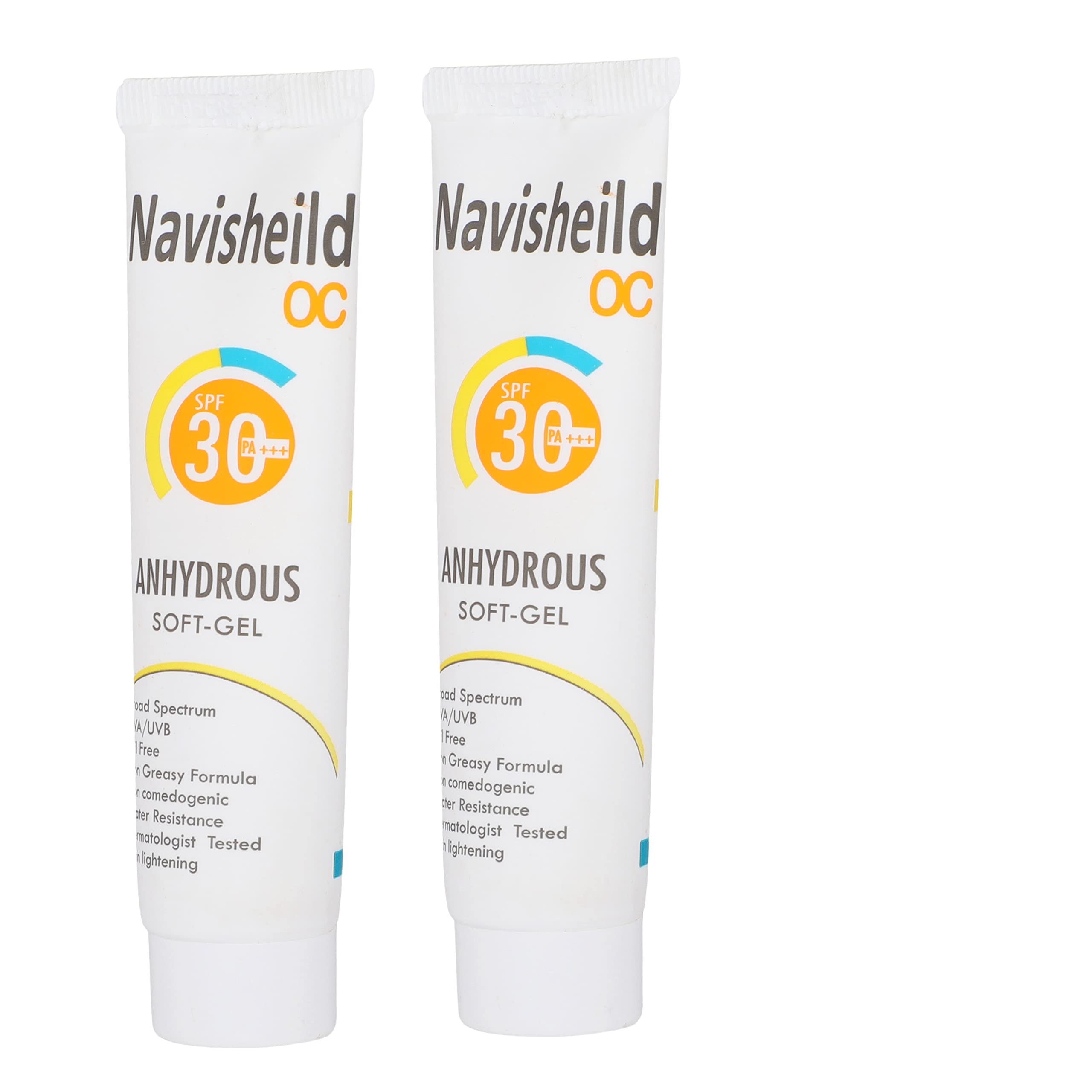 NAVISHIELD OC SPF 30+ PA+++ (Sun Smart UV Shield) 60 Grms (2 PC)