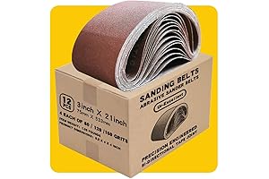 3x21 Craftsman Belt Sander - 3 x 21 Inch Sanding Belt Pack