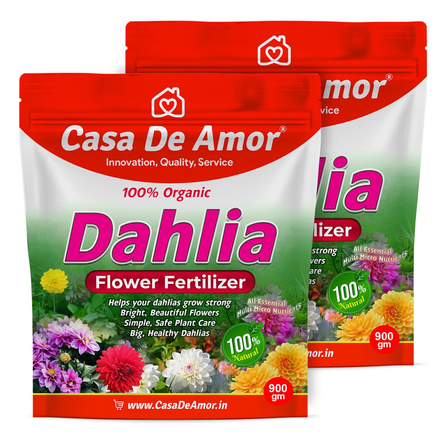 Casa De Amor Organic Dahlia Flower Plant Food– Boost Blooms for More Size and Beauty (1800 gm) (B0CQ8XVMZK) Amazon Price History, Amazon Price Tracker