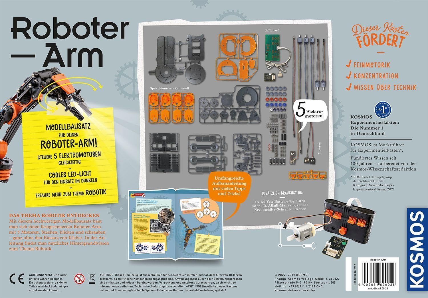 Roboter-Arm (drei Fragezeichen): Experimentierkasten