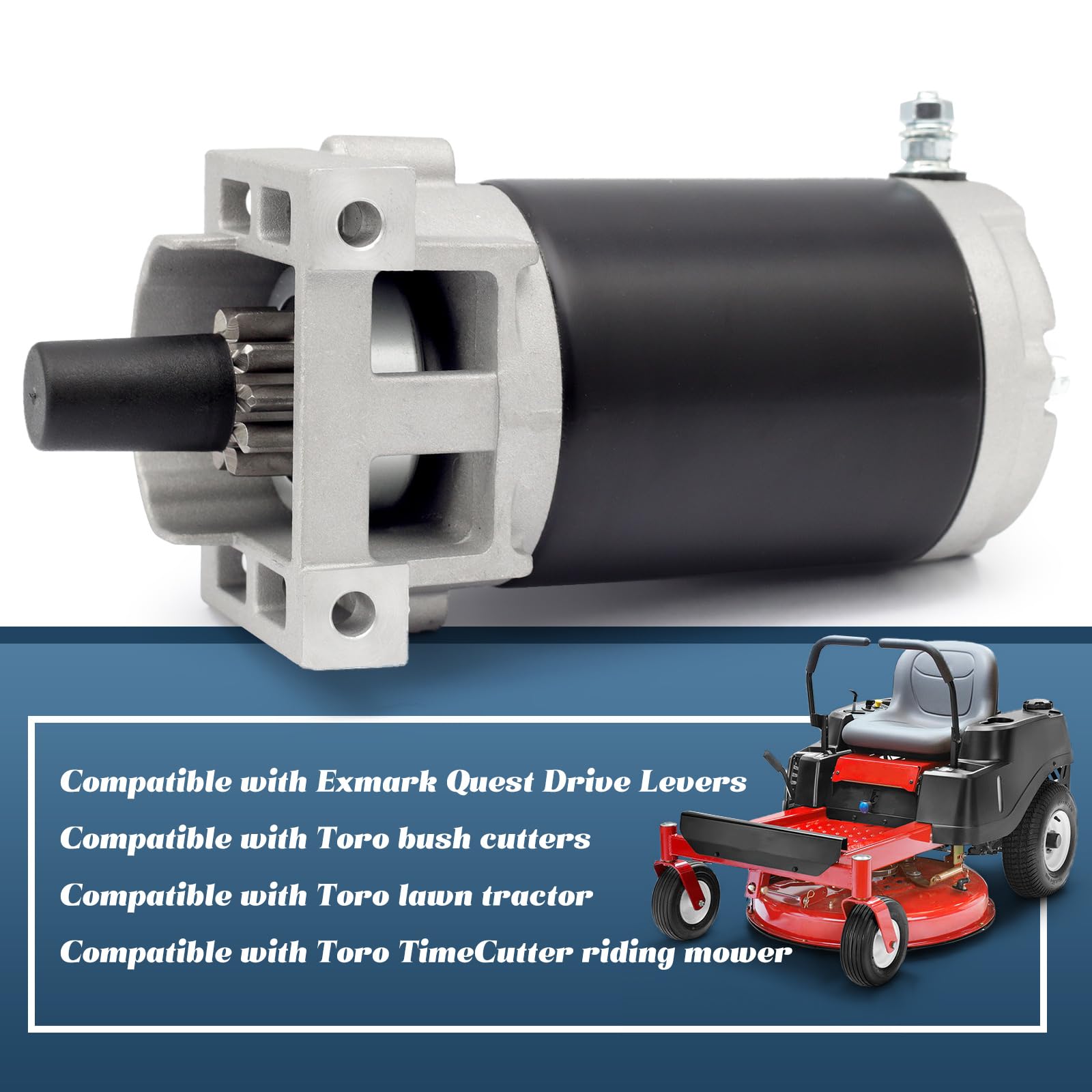 136-7832 133-9832 - Motor de arranque de repuesto para cortacésped Toro Exmark Timecutter, cortacésped, tractor de césped, piezas de motor de un solo cilindro, sustituye a 120-4229 120-4339