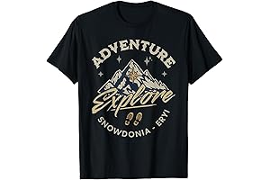 Eryi Snowdonia Mountains Wales Traveler's T-Shirt That Breathes