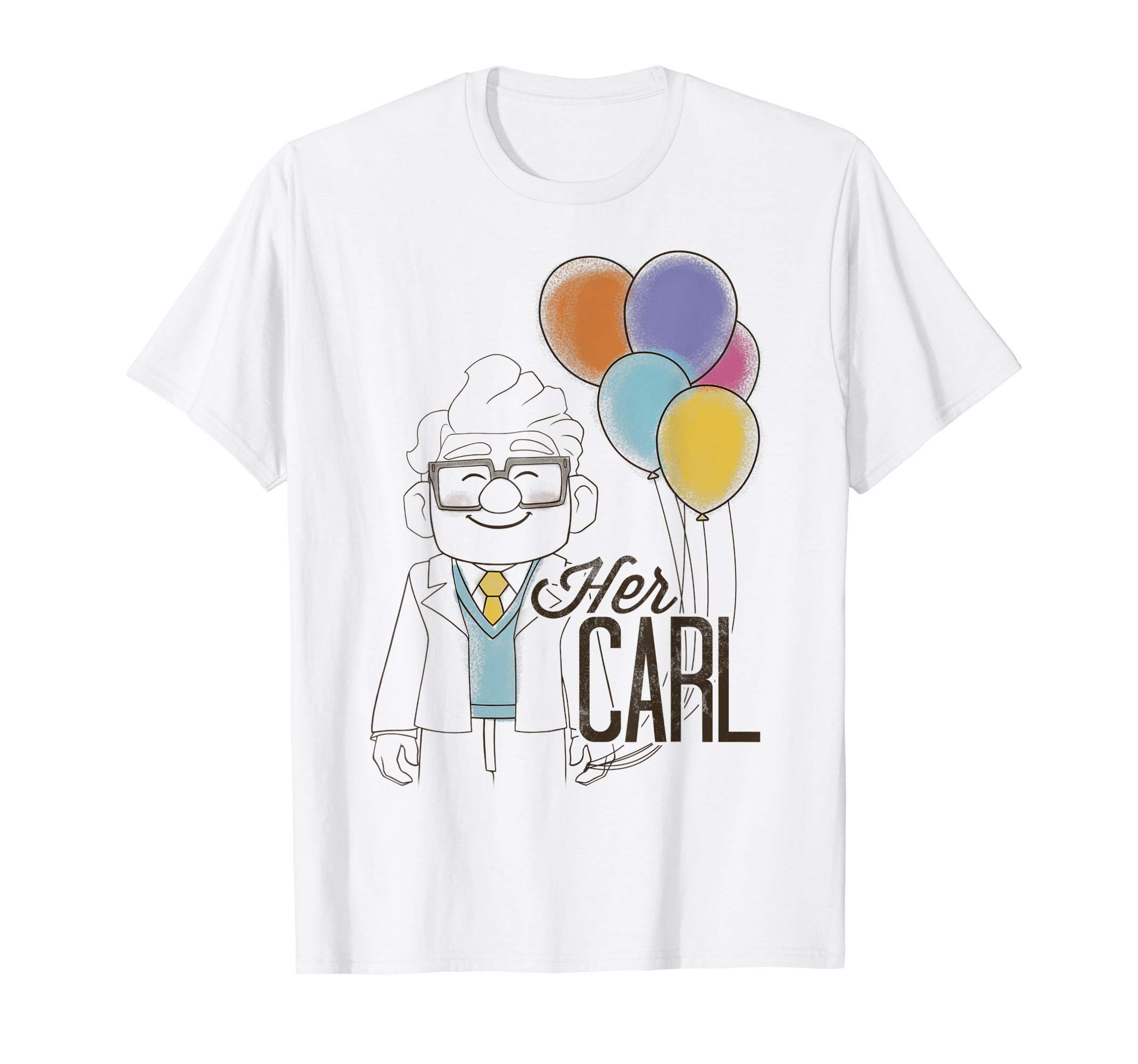 Disney Pixar Up Her Carl Couples T-Shirt Small