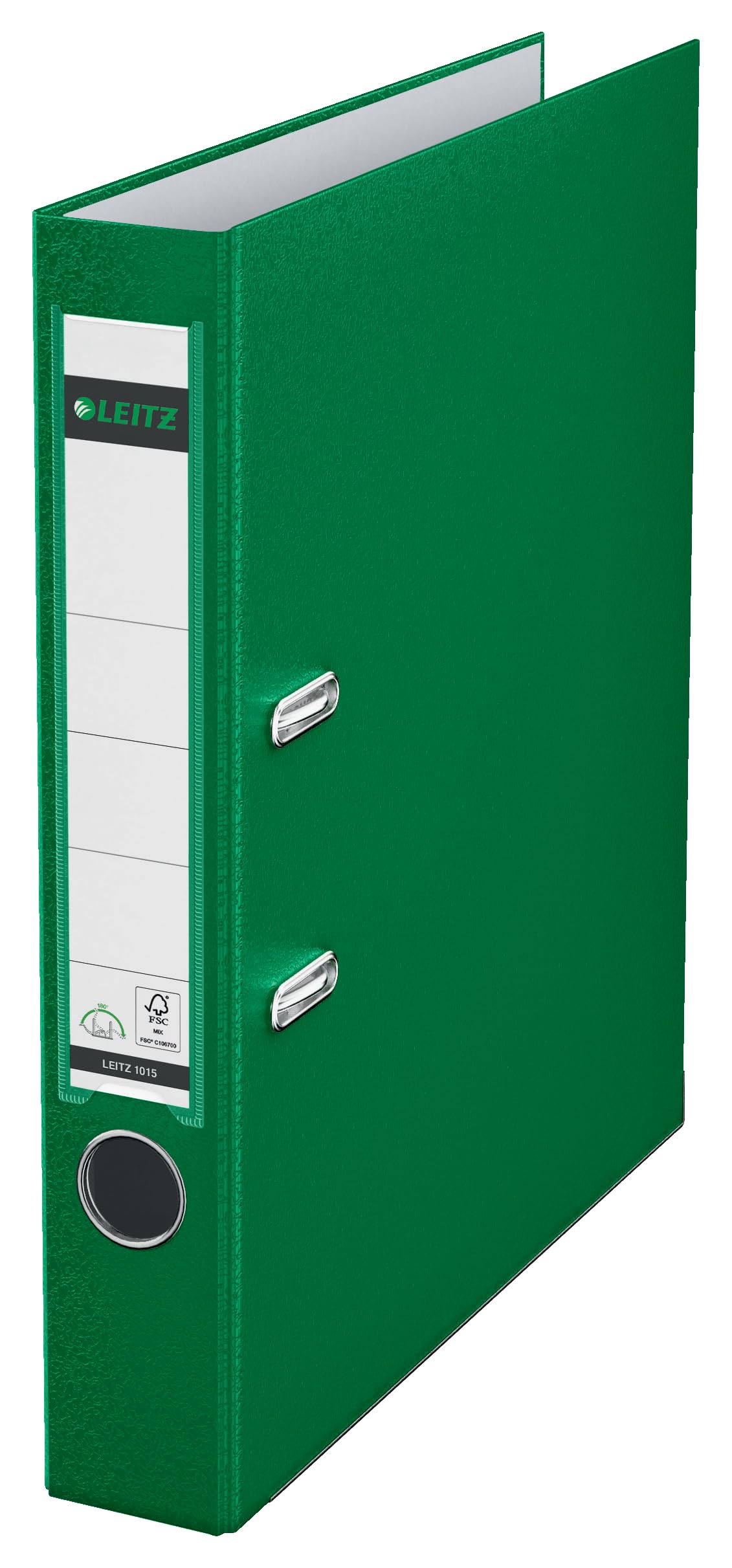 Leitz 10155055 Folder A4 52mm Spine Green 2 Brackets Standard Filing