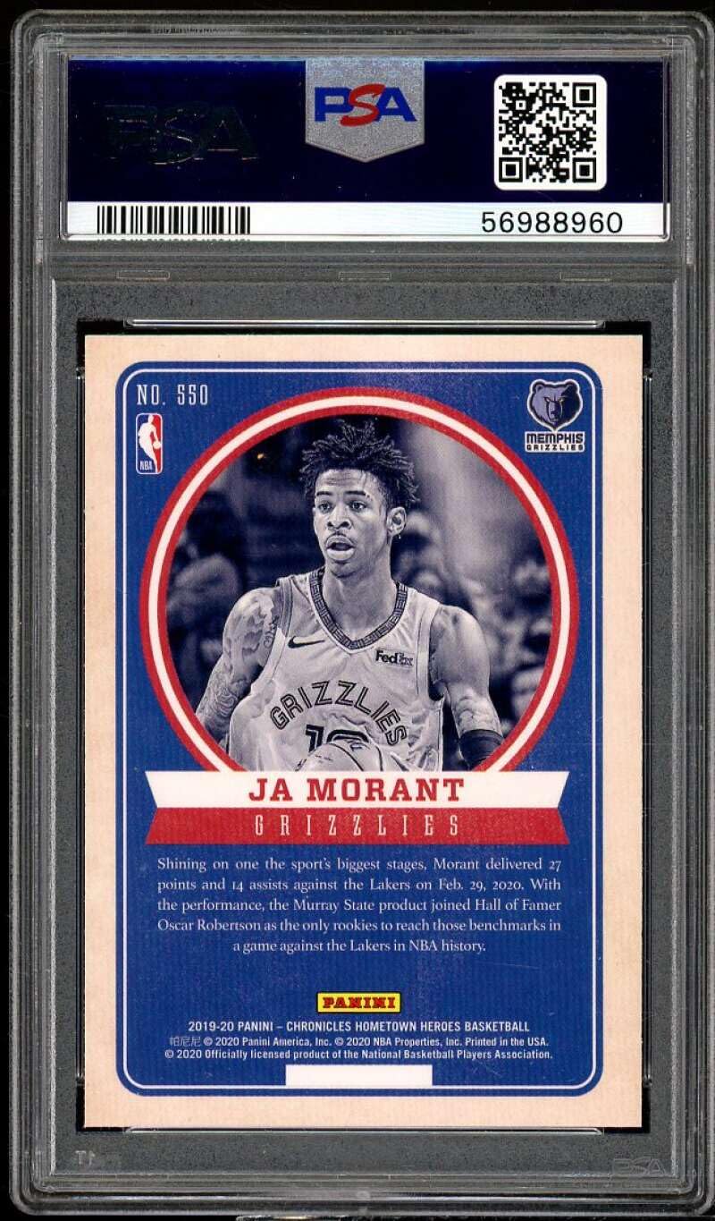 Amazon.com: Ja Morant Rookie Card 2019-20 Panini Chronicles #550