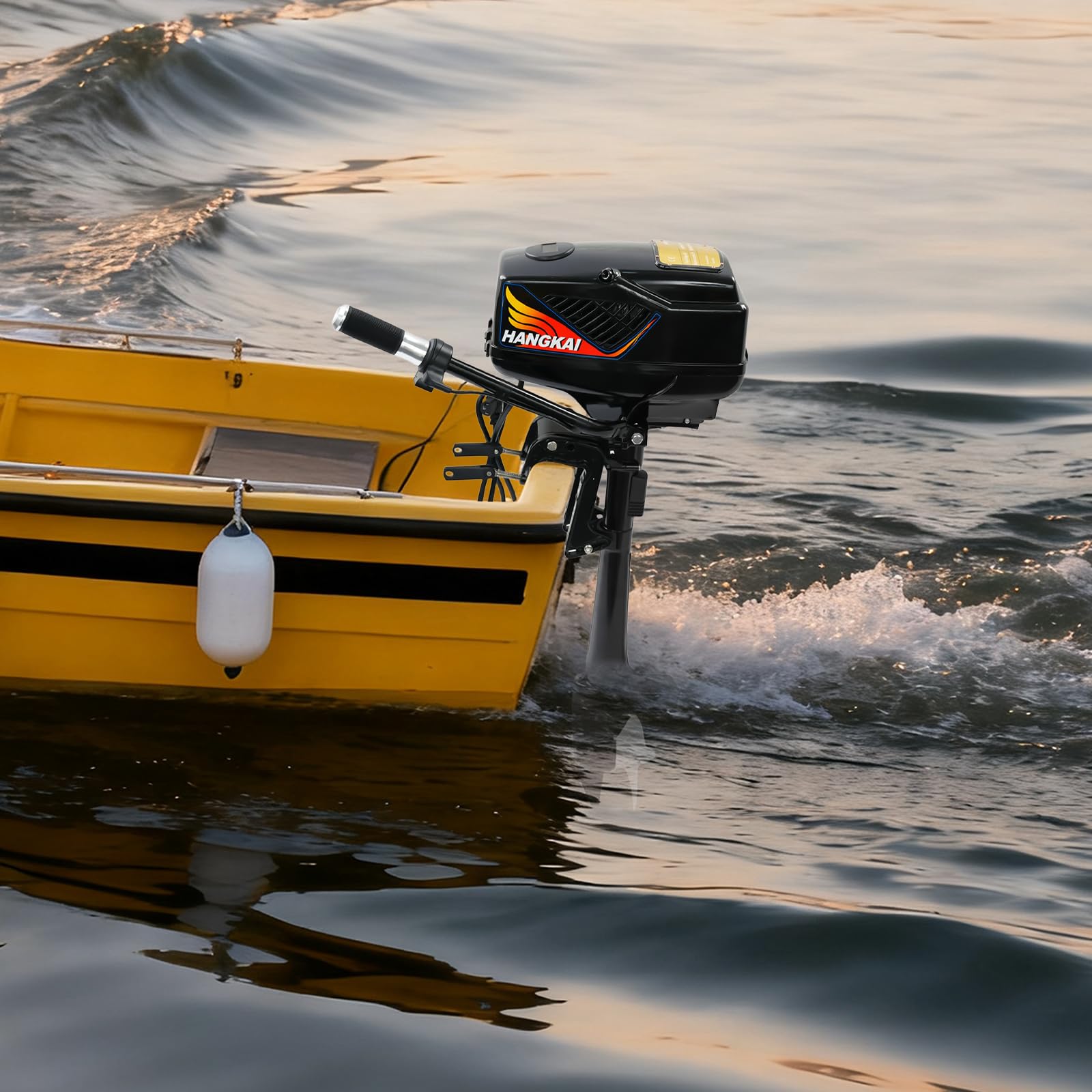 Motore elettrico per barca, 48 V, 1000 W, per pesca e tempo libero, nero