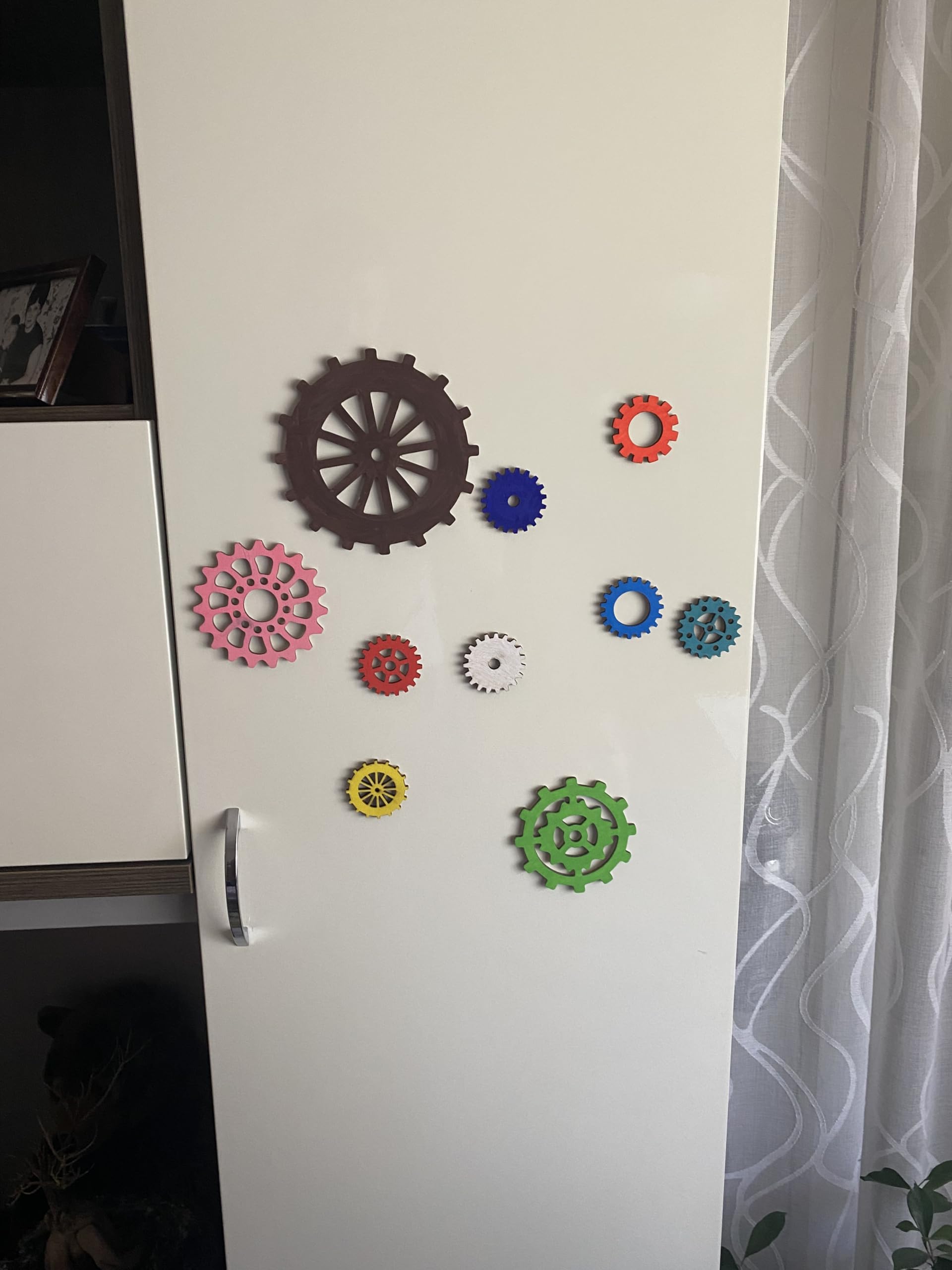 Amosfun 50 Pezzi Ingranaggi In Legno Per Gioielli E Hobby Creativi - Ornamenti A Forma Di Ruota Dentata Per Scrapbooking E Fai Da Te