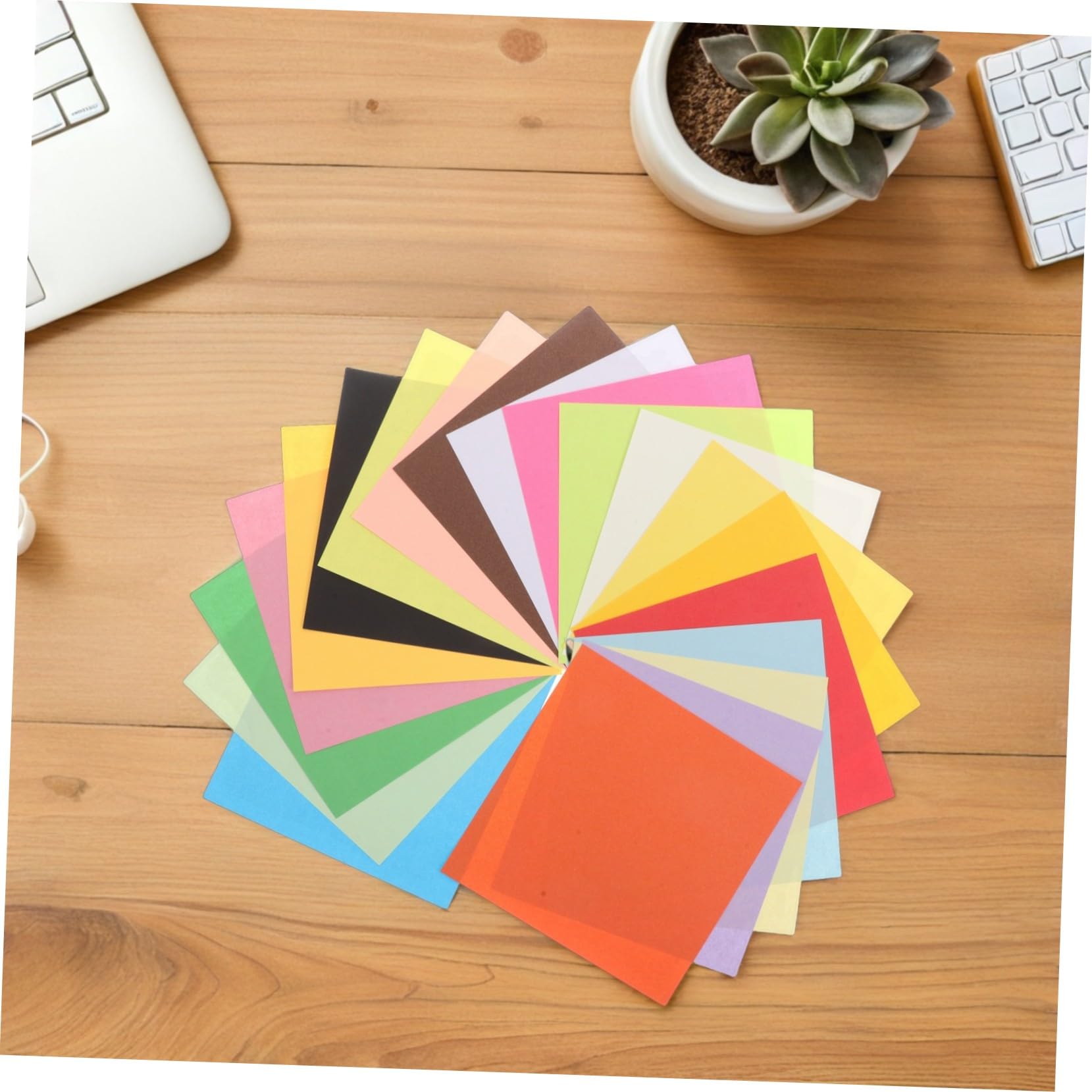 Origami Papier für Kinder 600 Stück Quadratisch Buntes Bastelpapier