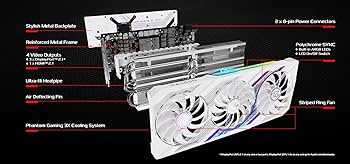 グラフィックボード・グラボ・ビデオカード RX 7900 XT Phantom Gaming White 20GB OC ASRock | AMD Radeon™ RX 7900 XT Phantom Gaming White 20GB OC