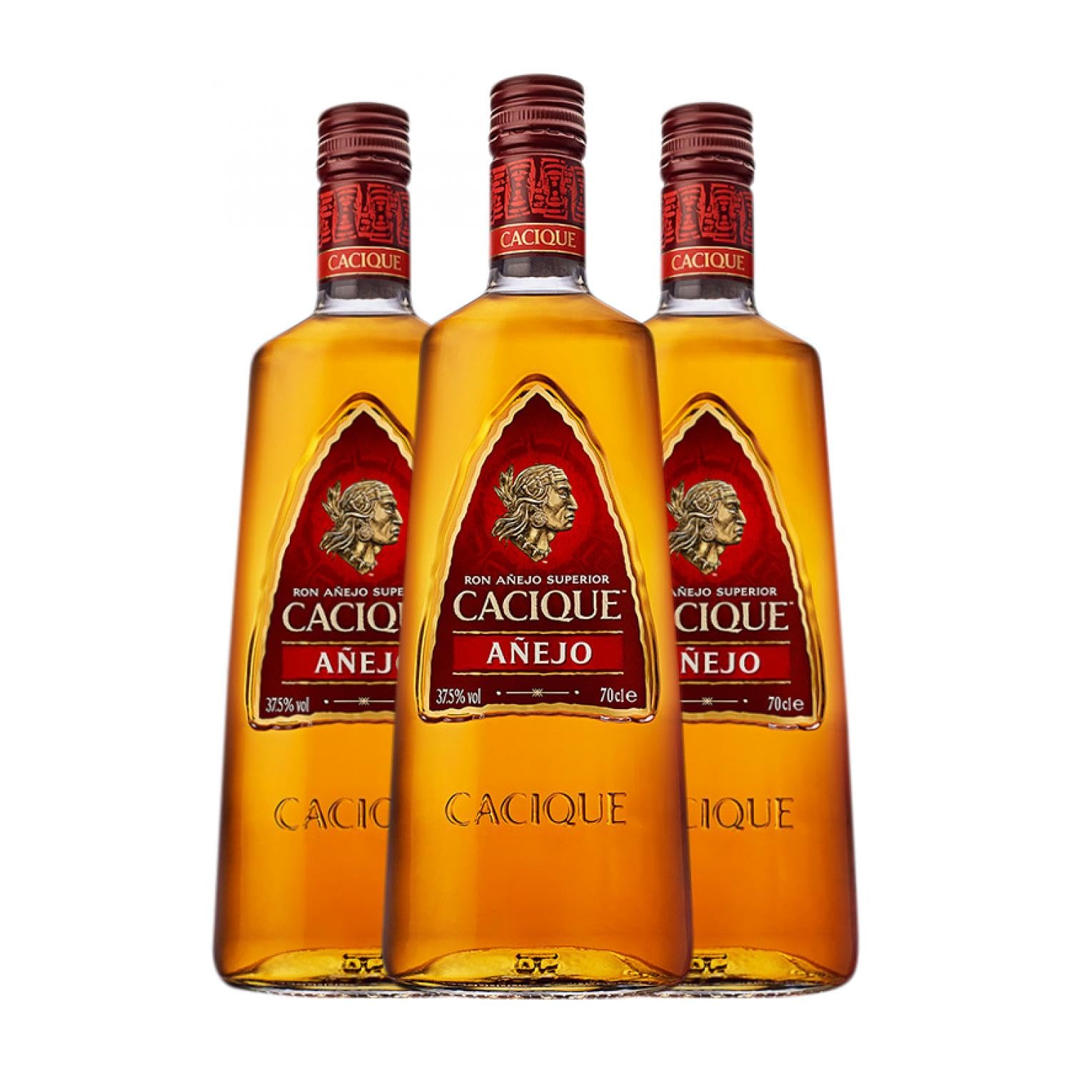Ron Cacique 70 cl (Caja de 3 Botellas de 70 cl)