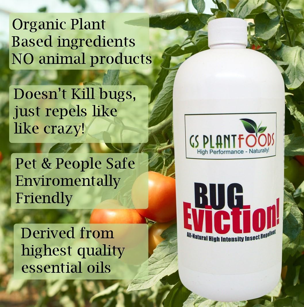GS Plant Foods Bug Eviction! All-Natural High Intensity Plant Protectant 32 oz