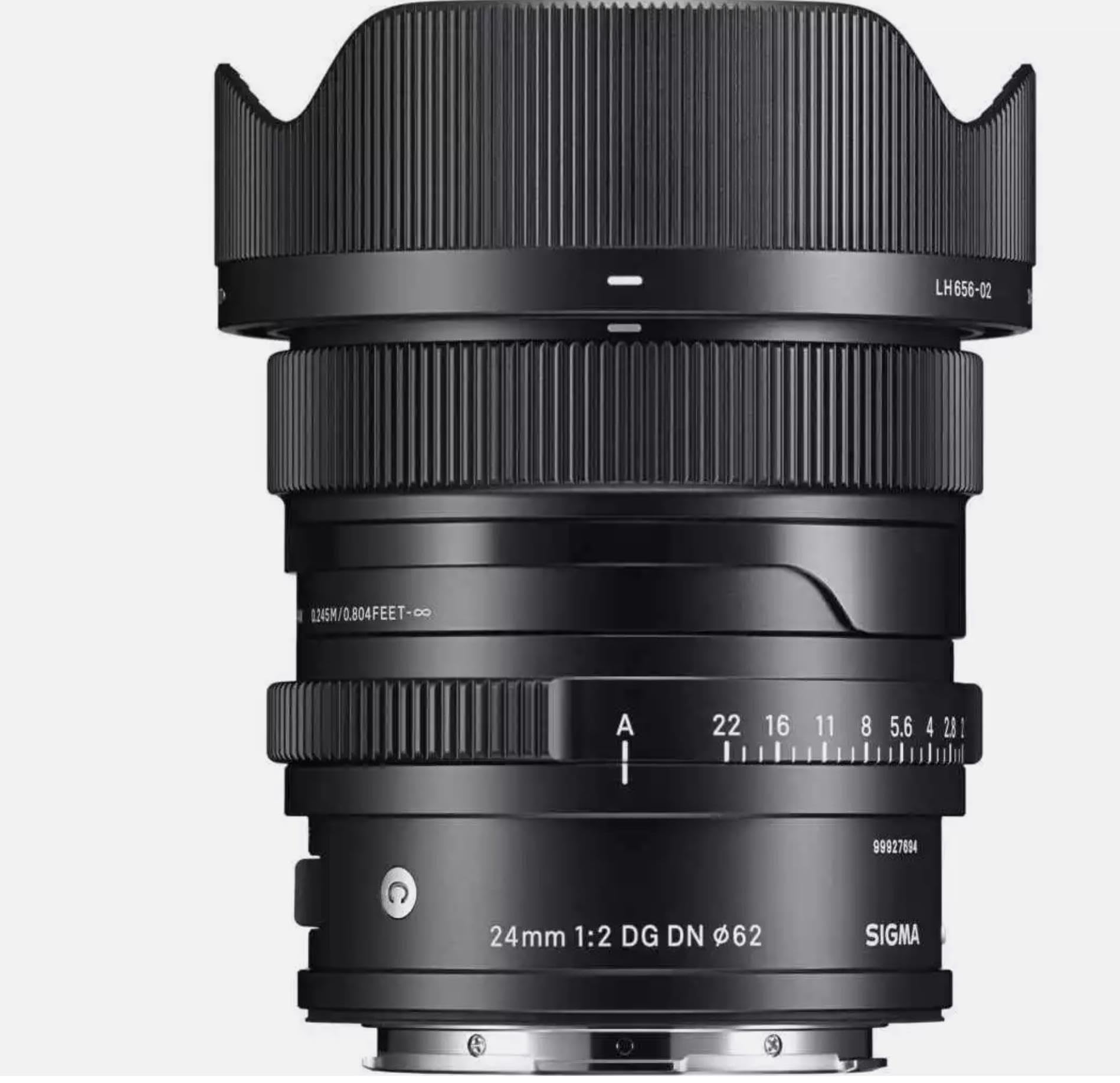 NEW Genuine 62mm Lens Hood LH656-02 Compatible with Sigma 20mm f/2 DG DN