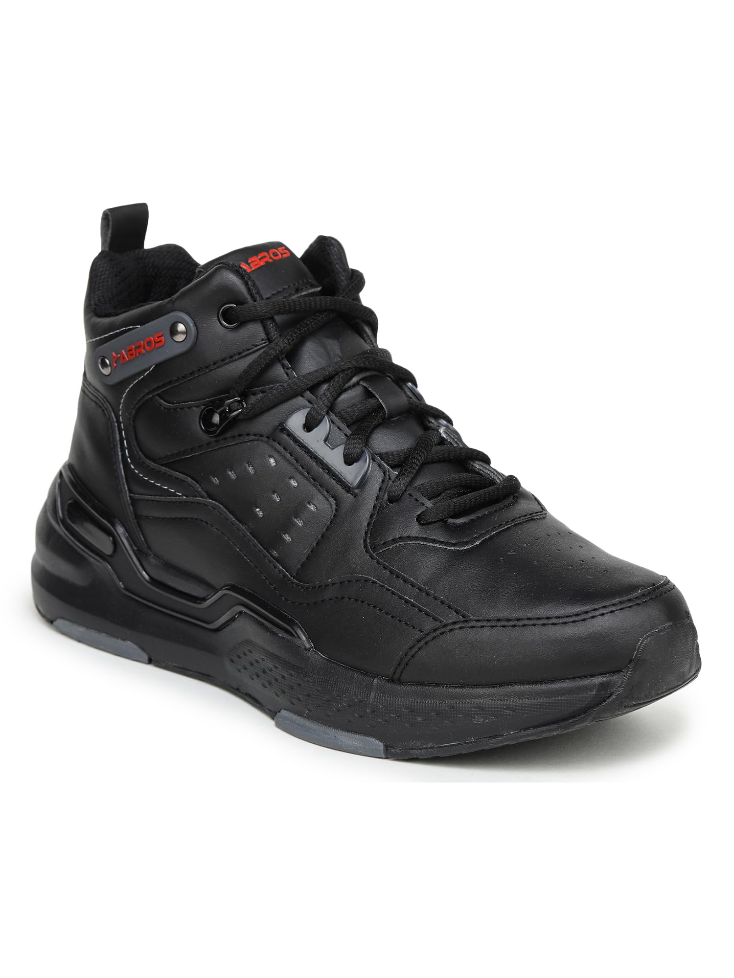 ABROS ALSG8020 Harris High Ankle Running Shoes for Men – Lightweight Phylon Sole, Supportive Men’s Sports and Walking Shoes | Black/RED (B0CST45JRB) Amazon Price History, Amazon Price Tracker