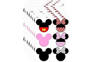 204Pcs Mickey and Minnie Stickers
