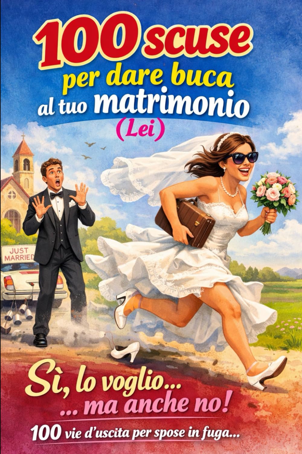 100 scuse per dare buca al tuo matrimonio (Lei): Sì, lo voglio... ma anche no! 100 vie d'uscita per spose in fuga… (Addio al nubilato... sperando che la sposa ci ripensi!)