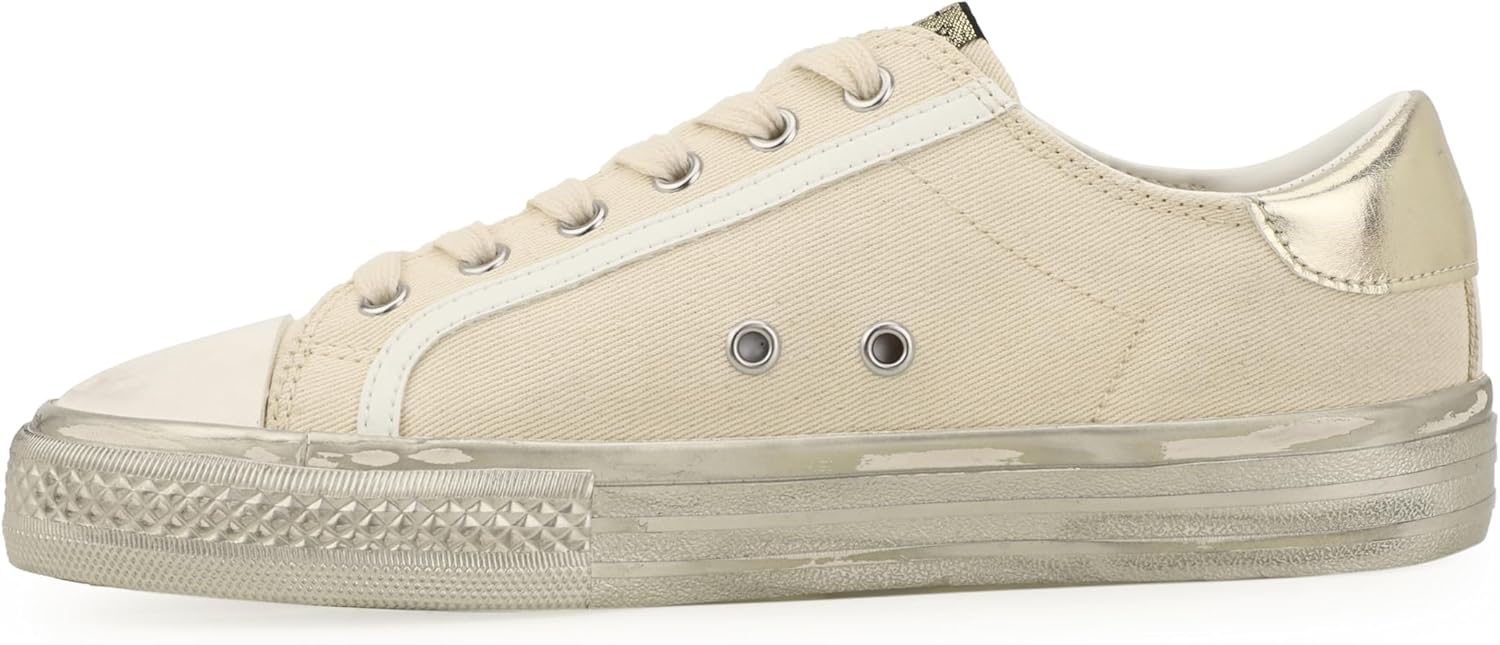 Vintage Havana Women’s Alive Fashion Sneakers | Casual Lace up Shoes | Low Top | Comfortable Walking Shoes - Image 4