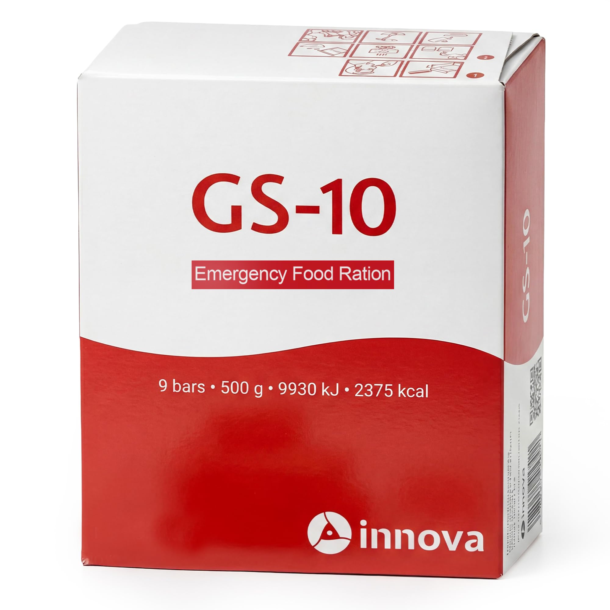 GS-10 | Emergency Food 5 x 24 Stück Familienpackung Langzeitnahrung Notfallvorrat für Outdoor, Camping und in Krisensituationen