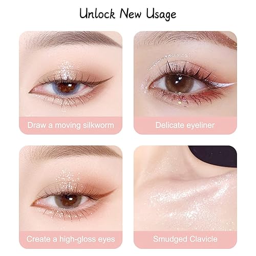 Miniatura 4 de Delineador de ojos con brillo líquido #01 +#04