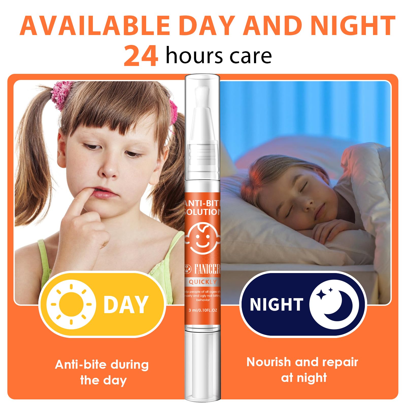 2 Stylos Amers pour Enfants et Adultes, Stylo contre la mastication des ongles, Stylo Anti-Rongement d'Ongles, Stop à l'Onychophagie et Succion de Pouce, Facile à Appliquer, Effet Durable