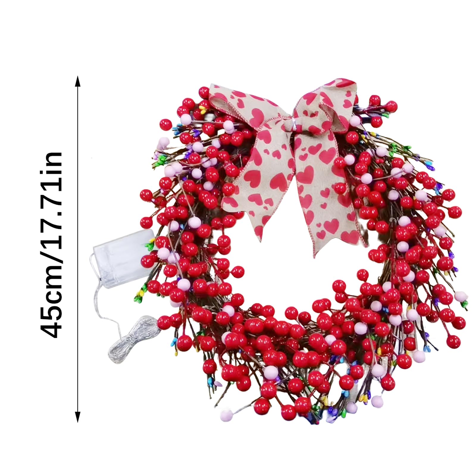 Valentine ' s Days Floral Wreath Ornament Valentine ' s Days Floral Wreath Ornament