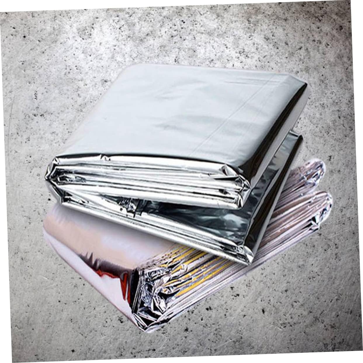 5pcs Reflective Plant Film Foil Insulation Emergency Blanket Warm Keeping Blanket Heat Reflective for Outdoor Activities