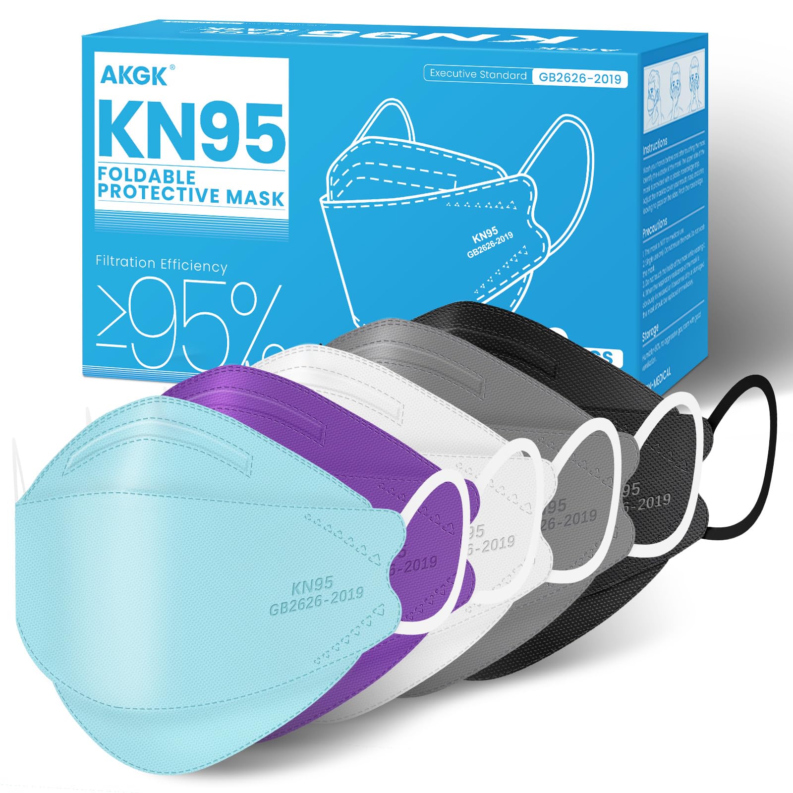KN95 Face Masks - 50 Pack | PM2.5 Protection -9