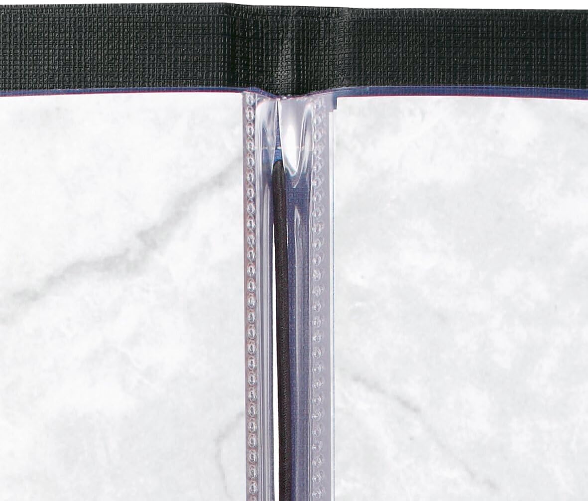 Sigel SM181 Double Transparent Pockets, for menu folders with Elastic Binding, for A5, 10 Pieces