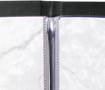 SIGEL SM180 Double Transparent Pockets, for menu cover with elastic binding, for A4, 10 Pieces