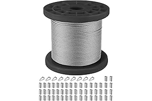 Beadsmith Wire Aircraft Cable 304 Stainless Steel Aircraft Wire Rope 328 FT...