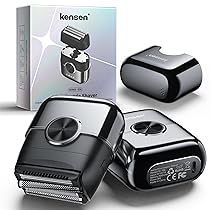 kensen Rasoio Elettrico Barba Wet&Dry Regolabarba Uomo 4D Rasoio Barba 120 Min Utilizzo Rasoio A Lamina Senza Fili 100% Impermeabile Mini Rasoio Elettrico Portatile Ottimo per I Viaggi