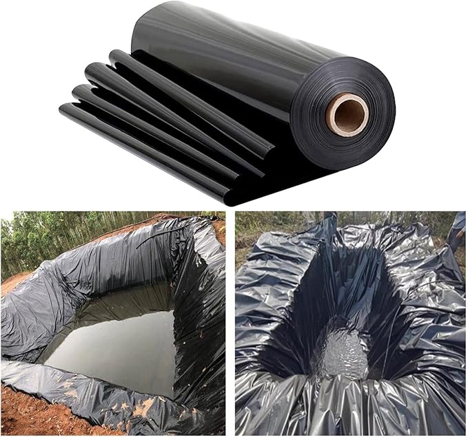 Image UHEKC Pond Liner Durable HDPE Waterproof Inner Lining Membrane for Outdoor Reinforced 0.2mm Swimming Pool Membrane, Multiple Sizes (Color : Black, Size : 10x15m) Image UHEKC Pond Liner Durable HDPE Waterproof Inner Lining Membrane for Outdoor Reinforced 0.2mm Swimming Pool Membrane, Multiple Sizes (Color : Black, Size : 10x15m)