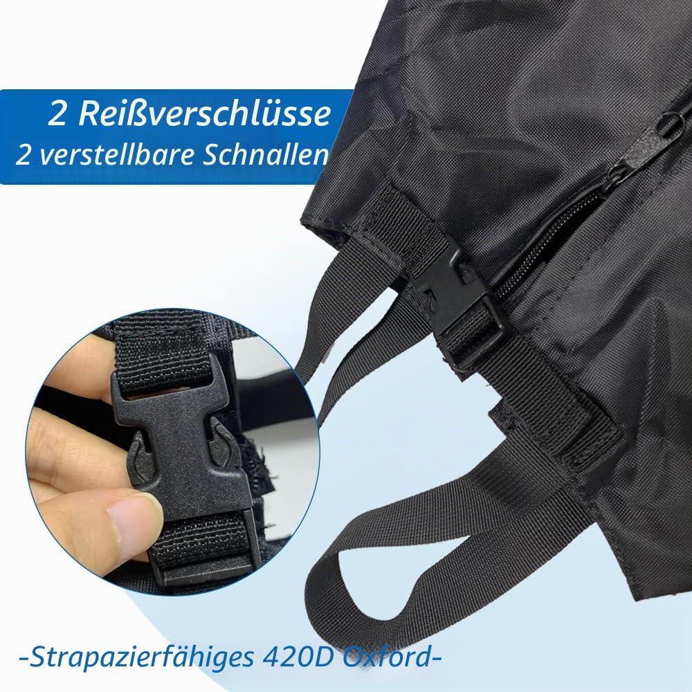 Abdeckung für Außenborder und Z-Antrieb Propeller, wasserdicht, strapazierfähig, 420D-Motor-Propeller-Schutztasche, 38,1 cm Außendurchmesser, Passend für Propeller mit 12"-15"OD