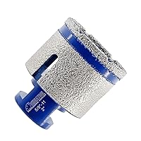 Vista 1 de SHDIATOOL Brocas de núcleo de diamante, broca de fresado de azulejos de 2 pulgadas, sierra perforadora para granito de cerámica de mármol