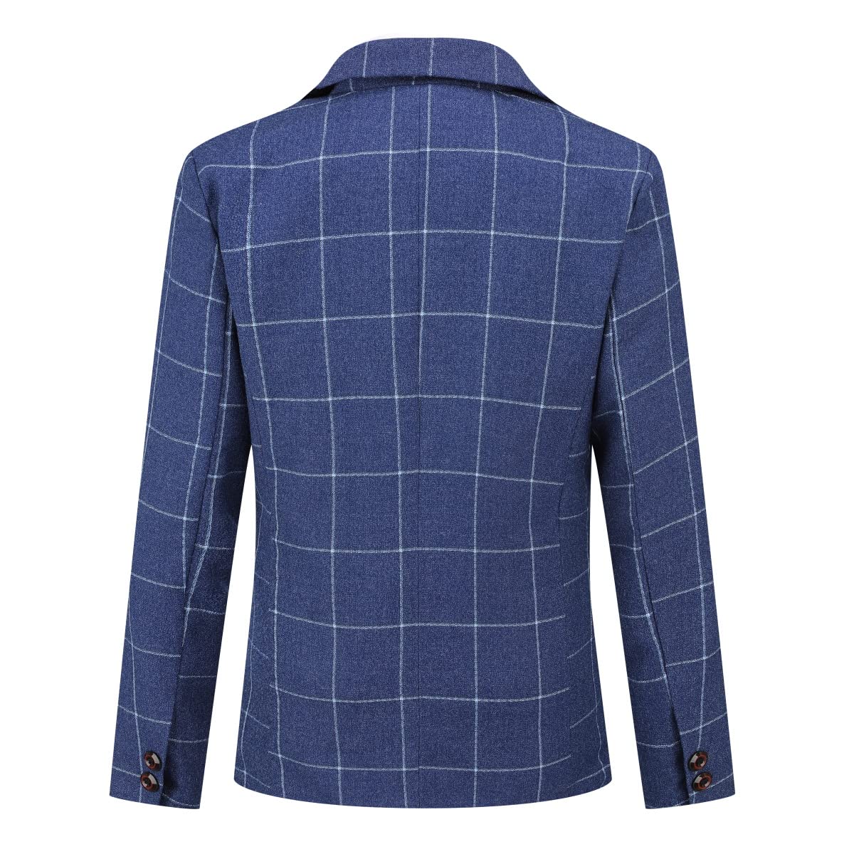 Sliktaa Jungen Anzug Set 3 Teilig Kariert Kinder Formeller Gentleman Outfit Hochzeit Festlich Bekleidungssets