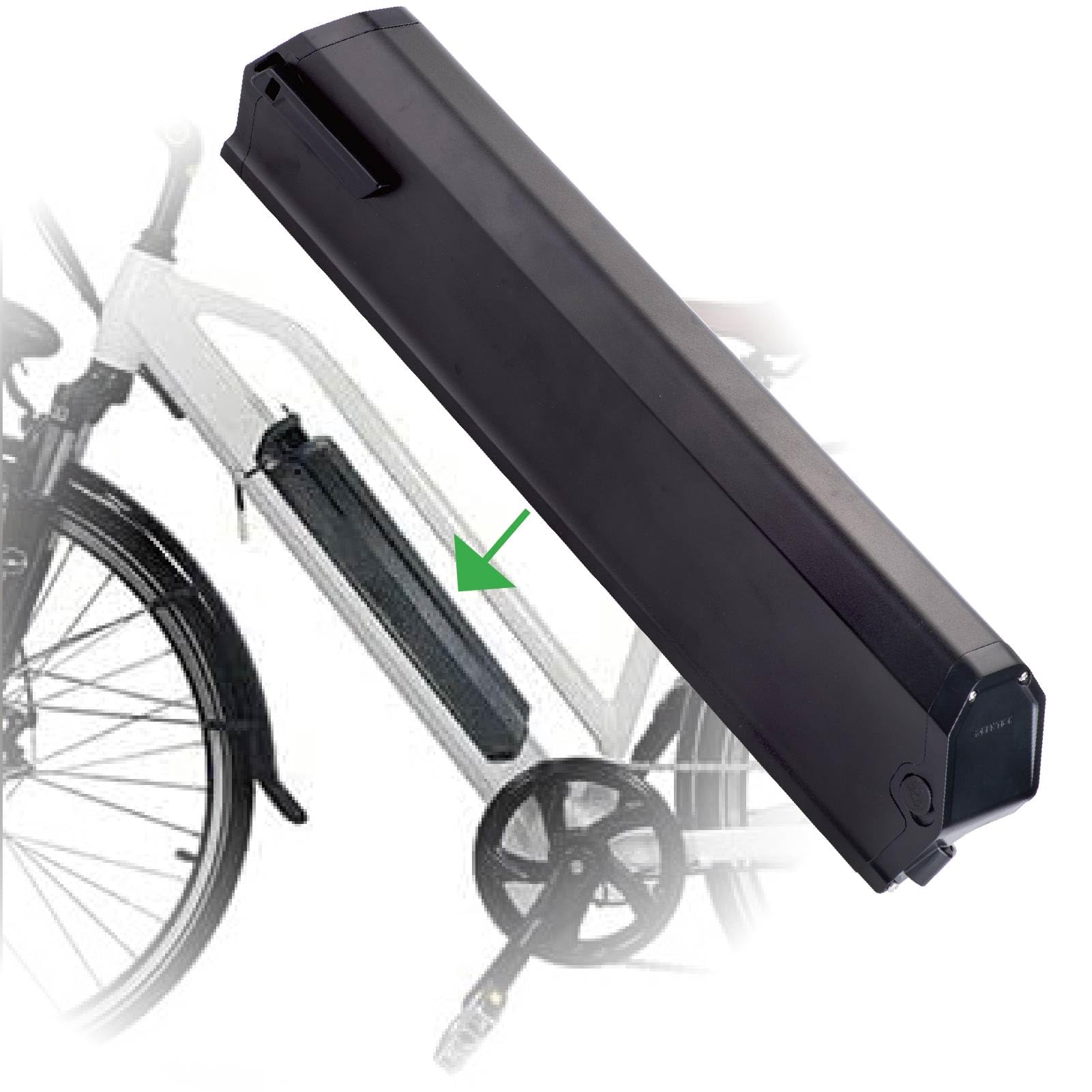 Batterie Ebike 48V 15Ah Batterie de Rechange pour Dorado Plus vélo électrique vélo Scooter Li-ION avec Chargeur (48V 15Ah)