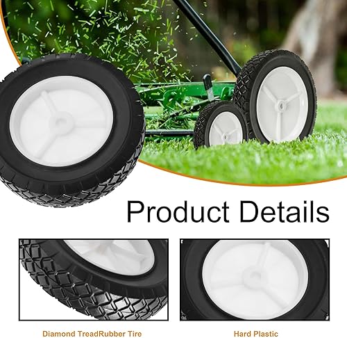 Miniatura 4 de Antanker Rueda de cortacésped de 8 pulgadas para Oregon 72-108, repuesto para Stens 195-024, también apto para AYP 103670X, Craftsman 33958, MTD