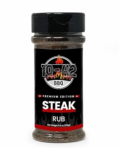 Condimento para Bistec de Barbacoa 10-42 SIN MSG, 0 Calorías  Condimento Seco para Carne y Sazonadores para Asar a la Parrilla, Res y Cerdo  Asa los