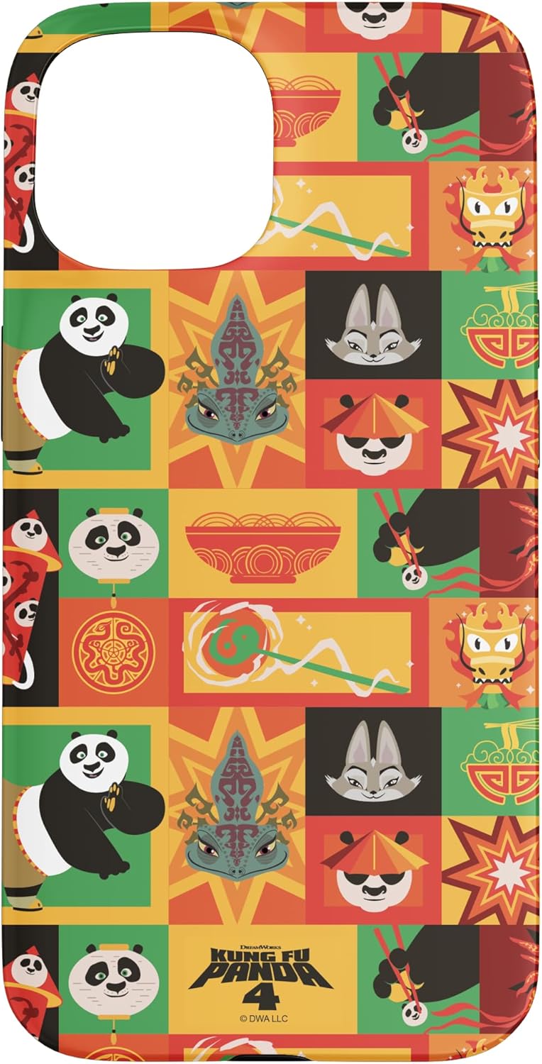 iPhone 15 Plus DreamWorks Kung Fu Panda 4 all over print Case