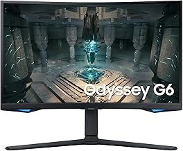 Samsung Odyssey G65B Smart Gaming Monitor S27BG650EU, 27 Zoll, VA-Panel, WQHD-Auflösung, AMD FreeSync Premium Pro, 1000R Bildschirmkrümmung, 1 ms (G/G) Reaktionszeit, Bildwiederholrate 240 Hz, Schwarz