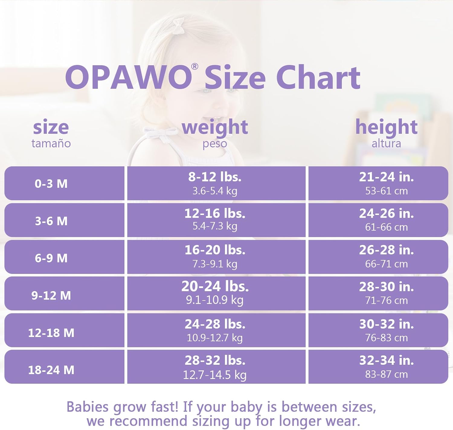 OPAWO Sleeveless Onesies for Baby Girl Tank Top Onesies 3 Pack Ribbed Newborn Bodysuit Girl Summer Clothes Undershirts 0-24M - Image 7