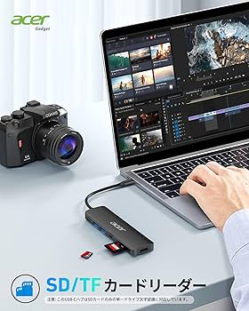 hisa0907723　300ミリ 360ミリ 合計5本 Amazon.co.jp: Acer USB C ハブ 7-in-1 USB Type C 3.1 ハブ 4K