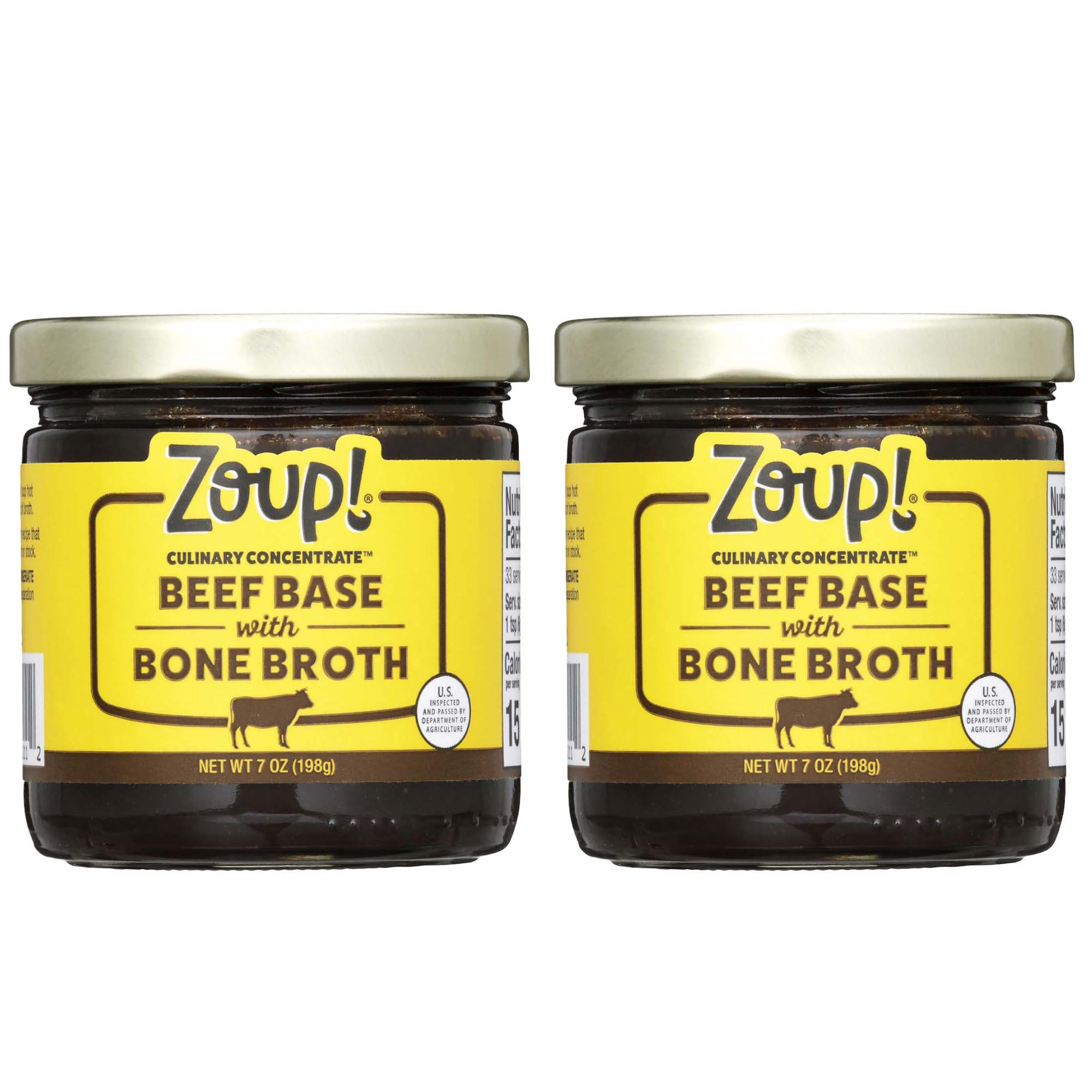 Zoup! Beef Bone Broth Culinary Concentrate, 2 Pack, 7 Oz Each