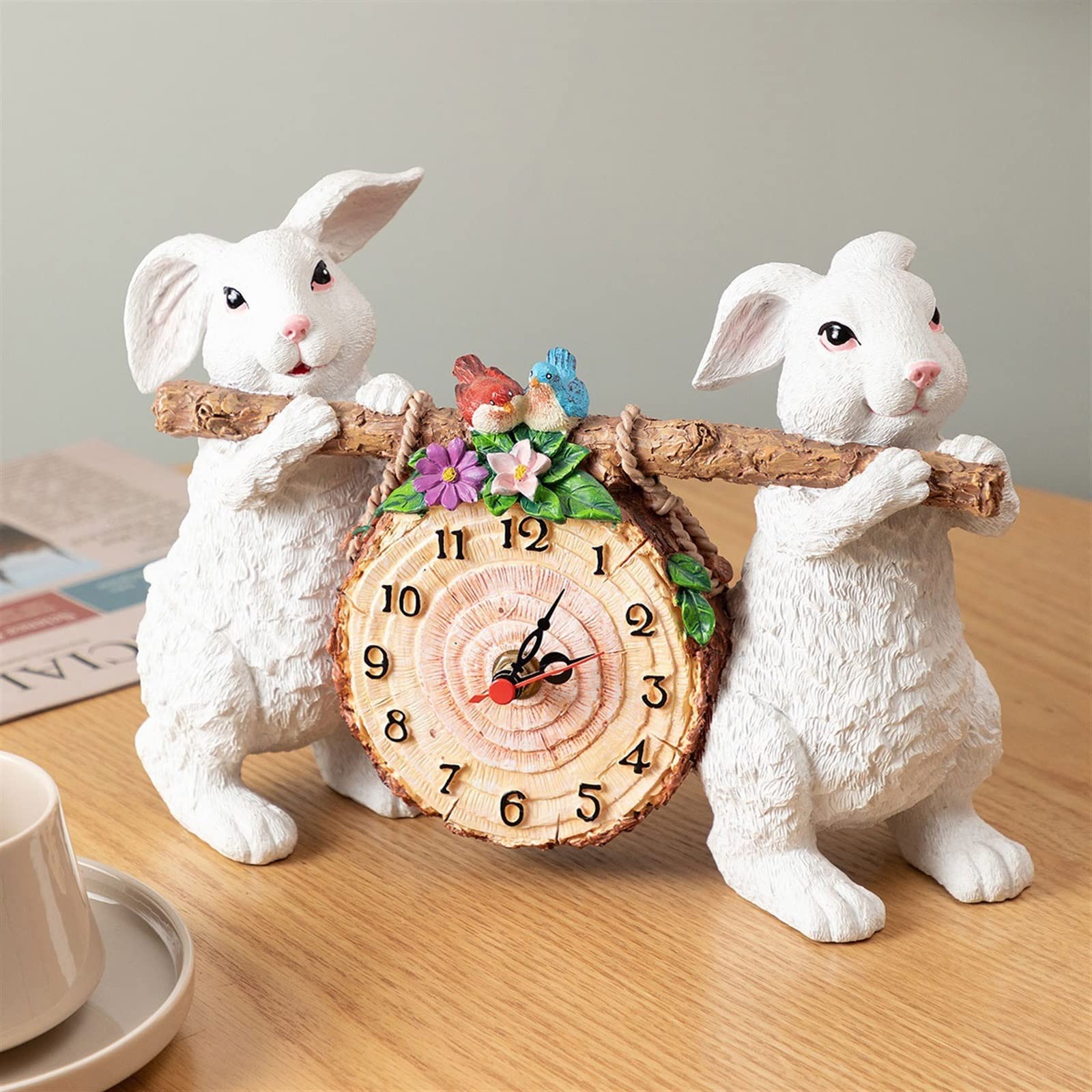 Décorative Horloge de Table personnalité Horloge créative Petite Horloge de Table Maison Chambre décoration Table silencieuse pour Bureau Chambre Table
