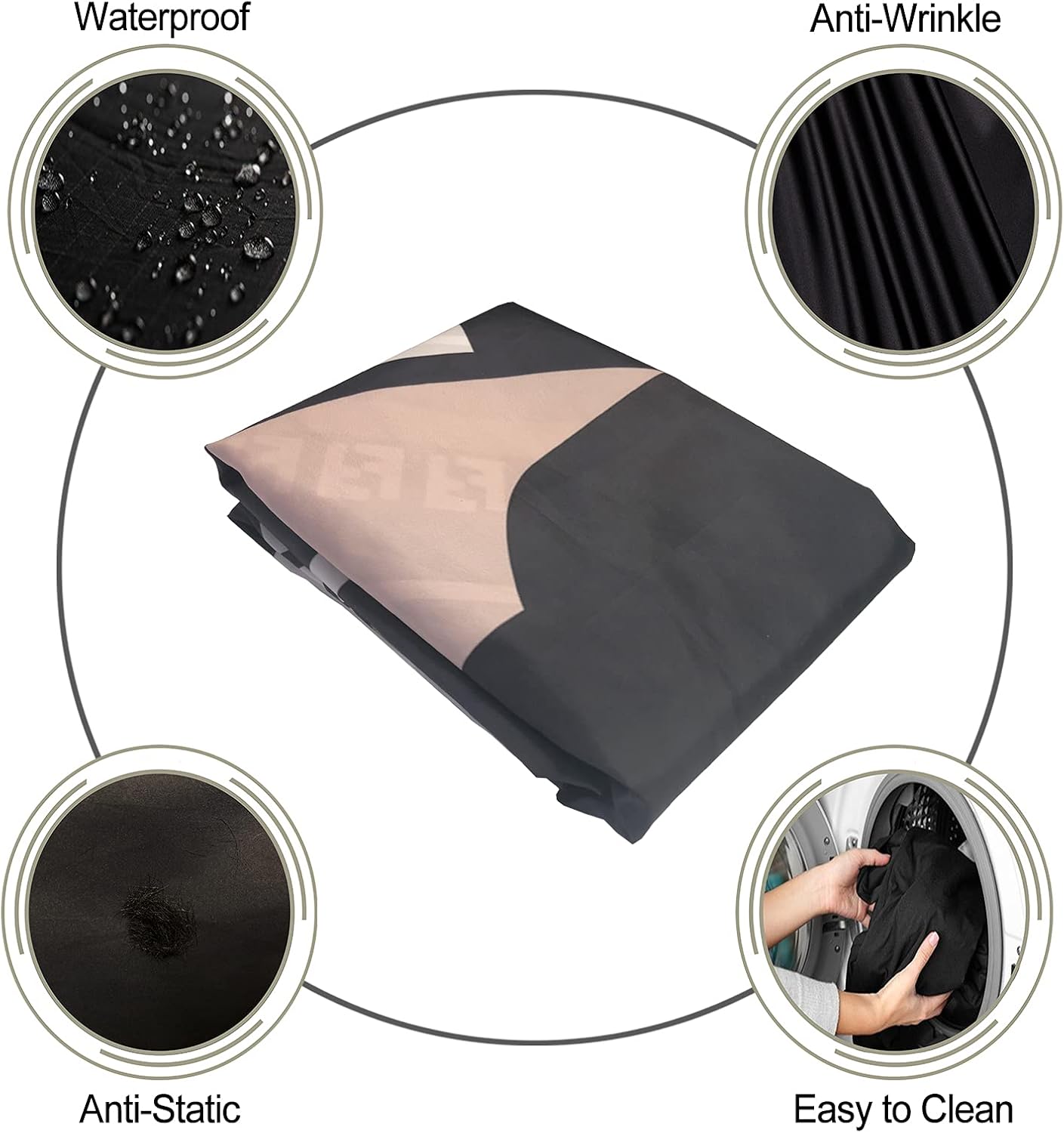 Cool Men Barber Cape for Men Professional Hair Cutting Salon Cape with Snap Closures Waterproof Large Hairdressing Styling Cape Gown for Barber- 63”× 56” (Stripe) : Beauty & Personal Care