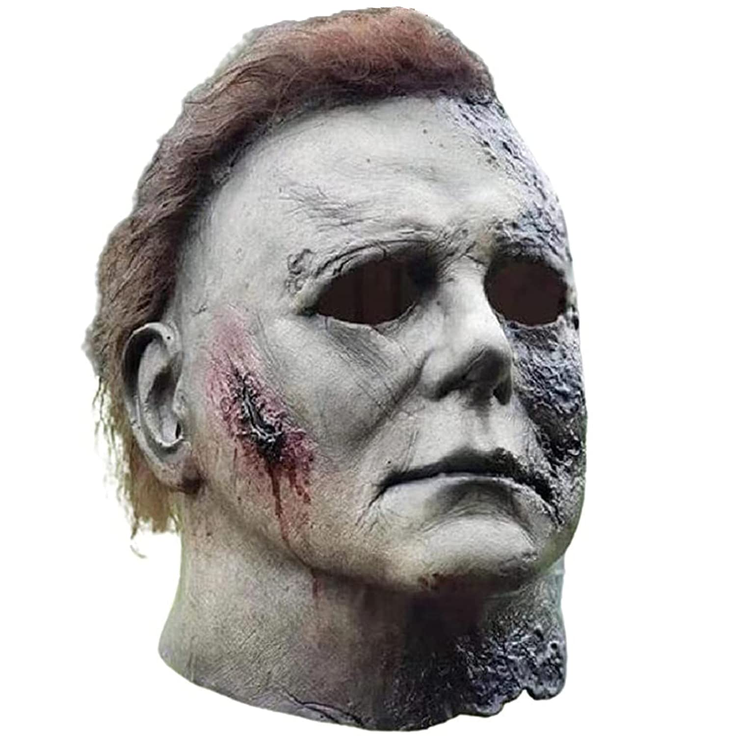 Halloween Michael Myers Mask 2021 Michael Myers Costume Full Mask Horror Movie Costume Party Festival Cosplay Latex Prop