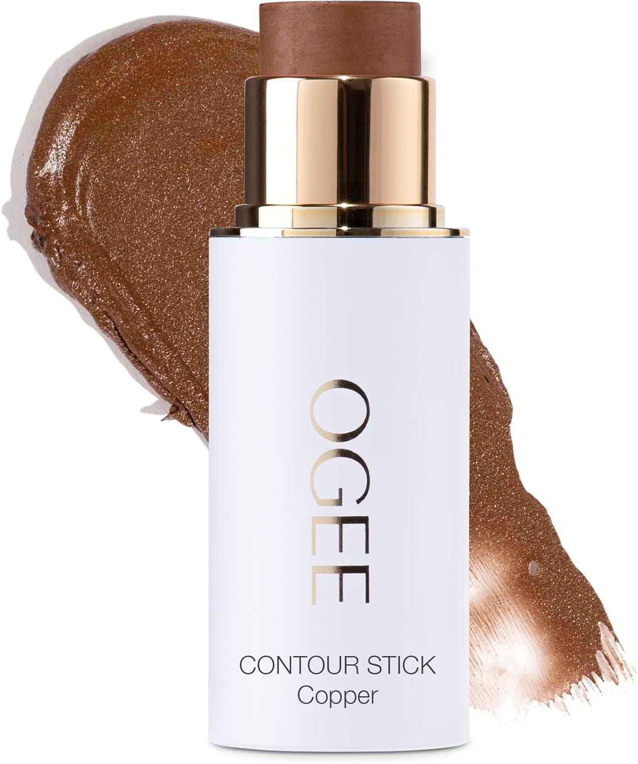 Ogee Sculpted Face Stick (COPPER – RADIANT COCOA) Certified Organic Multi-Use Bronzer & Contour Makeup