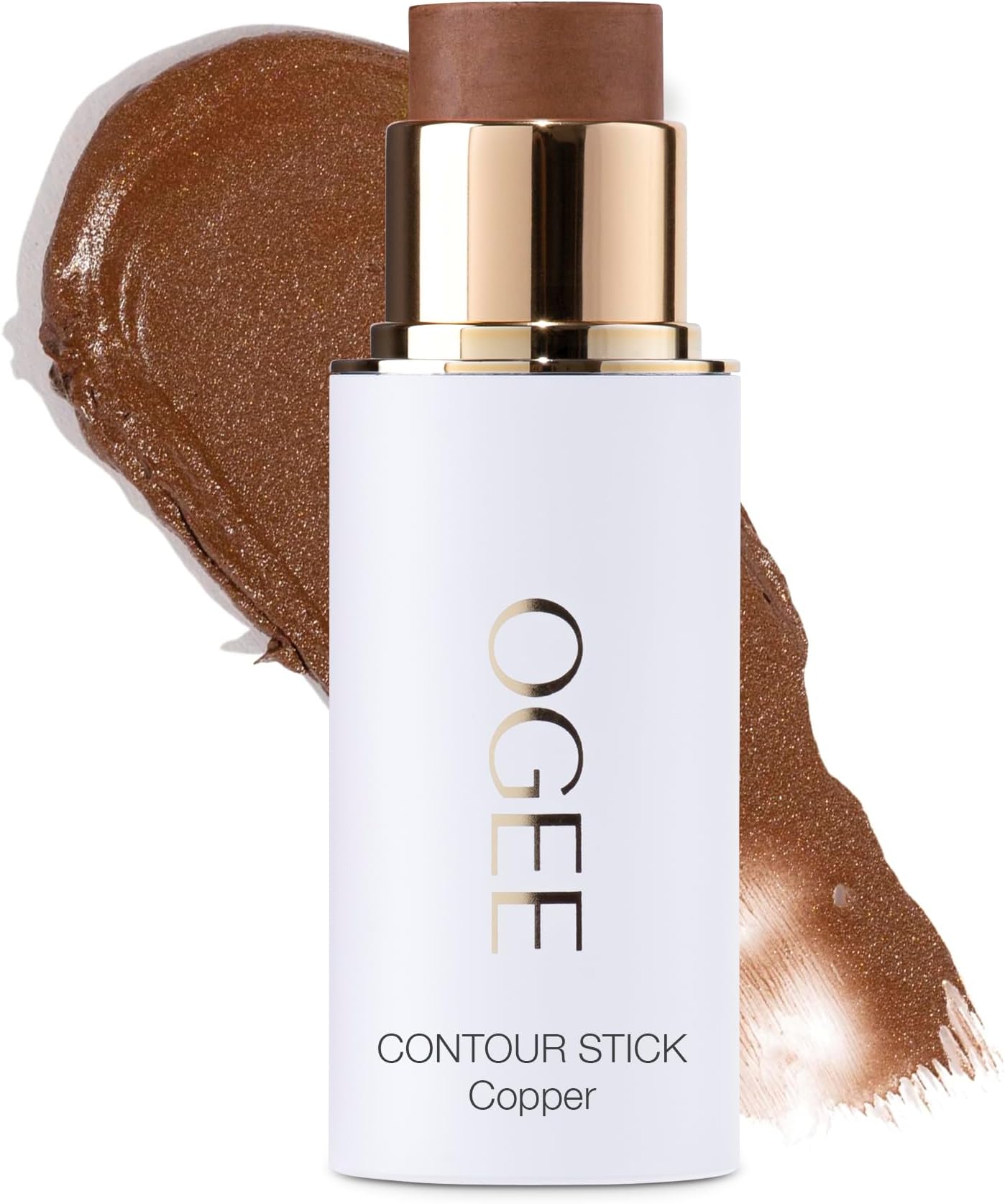 Ogee Sculpted Face Stick (COPPER - RADIANT COCOA) Certified Organic Bronzer Stick & Contour Makeup - Multi-Use Bronzer Stick for Face