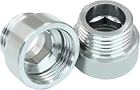 Rierdge 2-Pack 10mm Stainless Steel Shower Head Extension Arm - Rust-Proof 1/2" Male to Female Threads for Easy Bathroom Upgrade